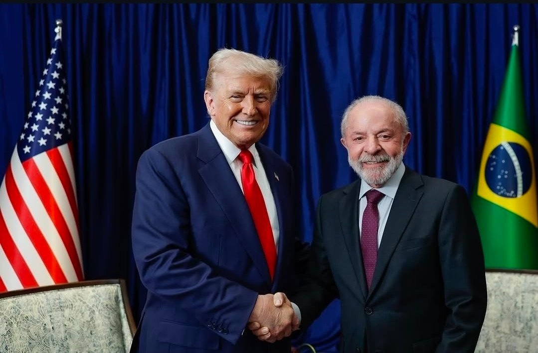 Donald Trump, dos EUA, e Lula, do Brasil – — Foto: Ricardo Stucker