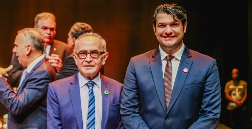 Na imagem Cícero Lucena e Leo Bezerra - (Foto: Secom-JP)