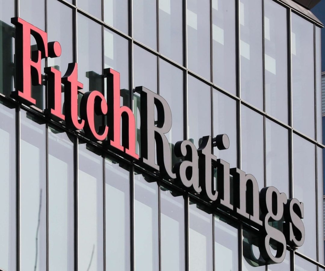 Logotipo da Fitch Ratings no escritório da agência em Londres, no Reino Unido (Foto: Reinhard K...