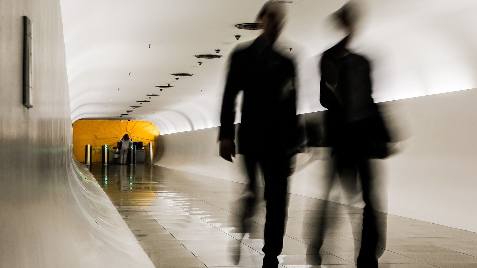 Túnel que dá acesso do Palácio do Planalto ao anexo II (Foto: Marcos Corrêa/PR)