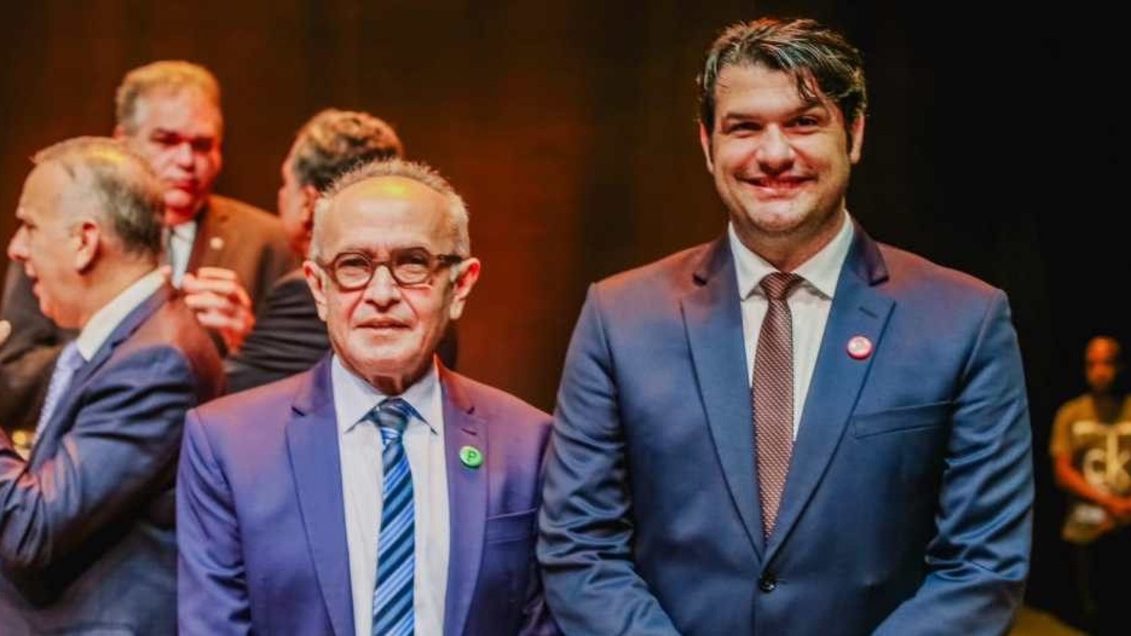 Na imagem Cícero Lucena e Leo Bezerra - (Foto: Secom-JP)