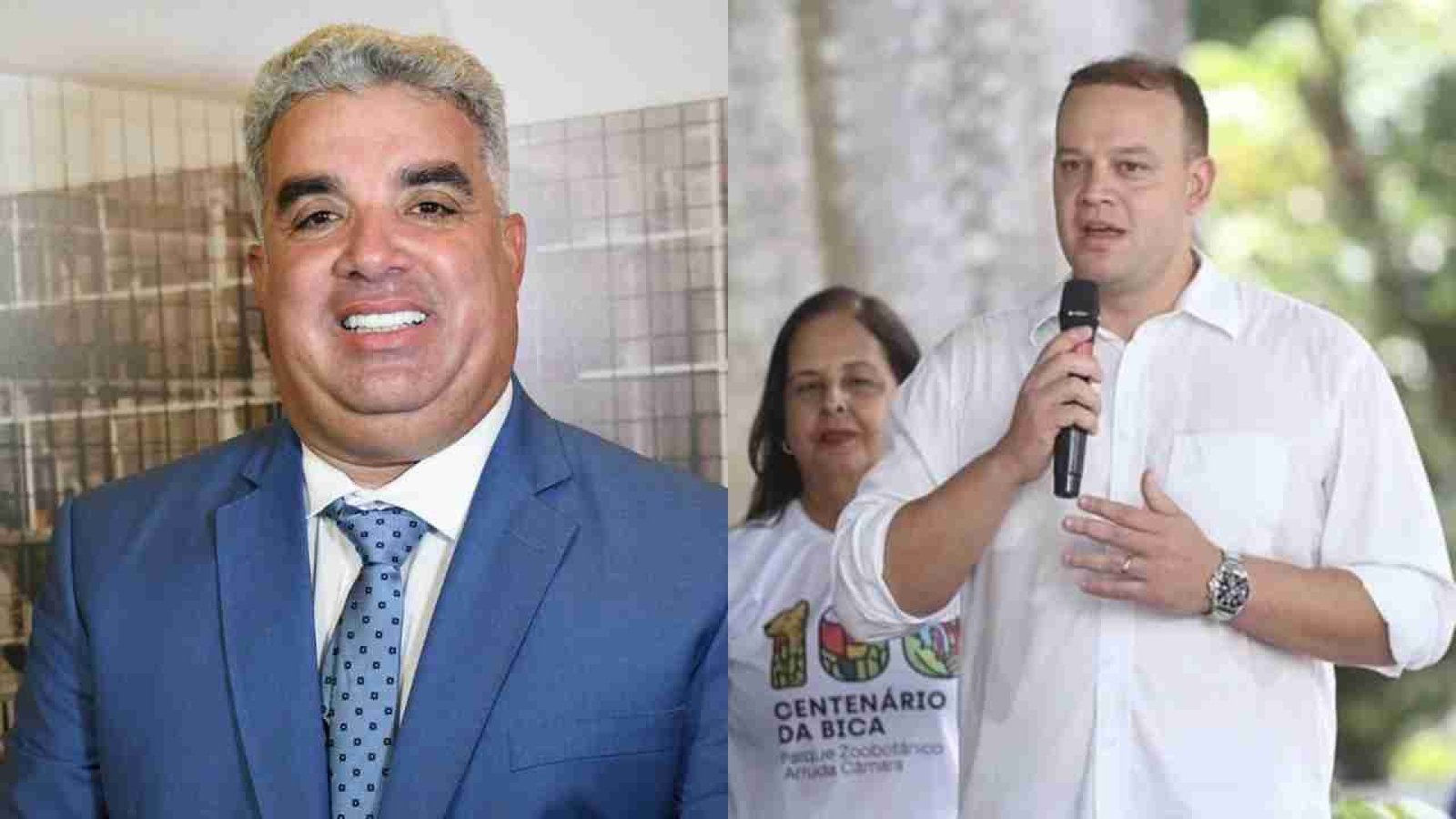 Vereador Guga e o secretário Welison Silveira