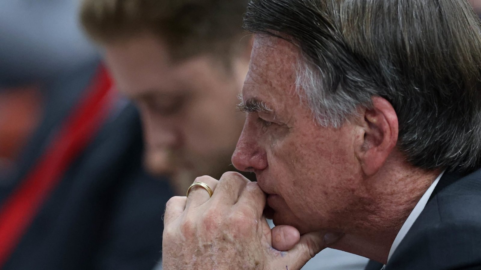 Jair Bolsonaro durante depoimento no STF – Gustavo Moreno/STF