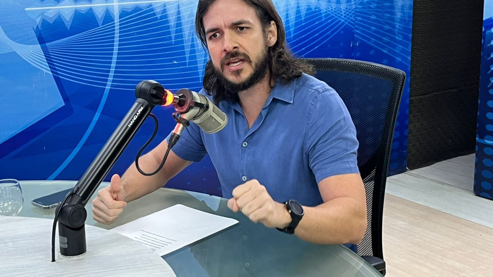 Pedro Cunha Lima, Presidente Estadual do PSD. Fofos: Victor Emannuel/ Sistema Arapuan de comunica...